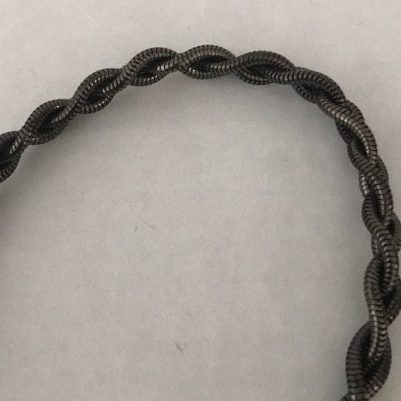 - WHITING & DAVIS BLACK METAL BEAD BAG - Picture 9 of 12